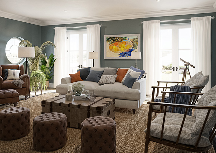 Pavia Voile, White Primrose - Made to Measure Curtains - Image 8